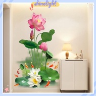 [Shinelight] Lotus Purity & Impurity Chart Stier Eco Material Waterproof Decal for Shopping Mall Pub