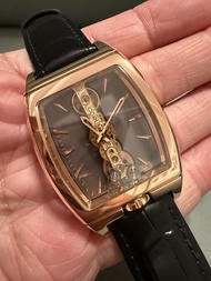 Corum 崑崙表 傳奇系列——Golden Bridge 金橋系列手動上鍊18k玫瑰金 型號：05.0059 尺寸32 X50mm (Watch only)  獨特機芯結構,[法包型]線性柱狀手動上