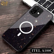 Casing hp Itel A100C Softcase Glass Glossy Itel A100C Case hp Itel A100C - K26