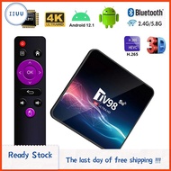 IIUU TV98 Media Player Bluetooth HDR 4K H.265 Smart Android 10 2.4G/5G Dual WiFi Set Top Box