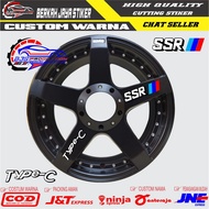 8 PCS Stiker Velg SSR Type C TERBARU Stiker Velg Mobil Stiker Velg Mobil SSR Type C