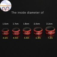 Strongaroetrtr 1pcs Aluminum Alloy Fishing Rod Anti-skid Stop Ring Pole Sleeve Metal Rod Clip O-shap