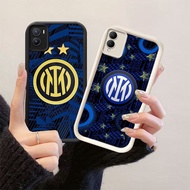 HK-68 Inter Milan Shockproof Casing for Black and White Silicone VIVO IQOO Y35 Z10 Y17S Y28 V60 Y56 