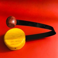 Song loan gỗ gõ size 7cm sơn màu nâu không cẩn Duy Guitar Store