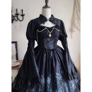Lolita Dress Dark Gothic Style jsk Dress Summer