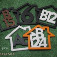 Wooden house numbers, costume house numbers, beautiful house numbers, shabby house numbers, carved w