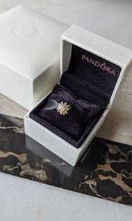 Pandora 小微笑太陽花 串飾手鏈 絕版正品