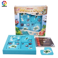 Smart Games Pirates Hide&Seek IQ Board Games 48 Challenge With Solution Book IQ Toys For Children Pa