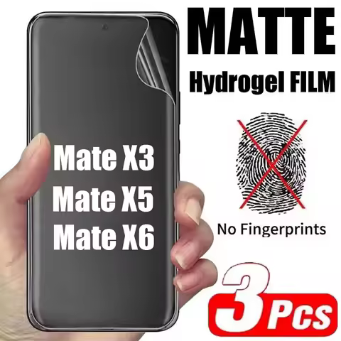 3PCS Matte Hydrogel Film for Huawei Mate X6 Screen Protector for Huawei Mate X3 X5 Soft Front Protec