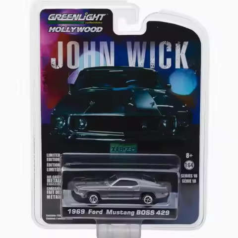 Greenlight 1: 64 Scale 1969/1967 Ford Mustang BOSS 429/ELEANOR Alloy Car Model Classics Adult Souven