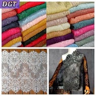 DGT 3 Meter Price High Quality Chantilly Lace Trim ,Wedding Veil Lace Trim with Eyelash Edges  Fabri