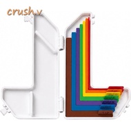[CRUSH] 7PCS Paper Crafting Alignment Guides, Raised Size Tabs DIY Paper Crafts Paper Crafting Guide