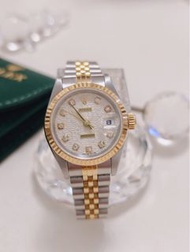 Rolex 勞力士 69173 18k gold & steel, datejust watch, computer dial diamond marker  (watch only, no cert