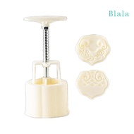 Blala Round Xiangyu Shape Moon Cake Mould Hand Pressure Cooky Cutter Smooth Enjoy Fun