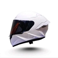 Fullface KBR tt course white helmet handsome package for men and women adult identical kyt ttc
