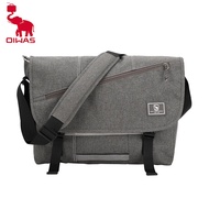 OIWAS Fashion Men Crossbody Messenger Bag 14 Inch Laptop Shoulder Bags Men Casual Sling SchoolBag