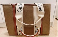 Chloe Wool Woody Tote Bag Medium