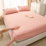 (1PC) Lớp Một Ra Bọc Nệm Chống Thấm bông dày 3/4/5/6ft. Nệm giường Trải Giường (không có vỏ gối)