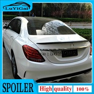 For Mercedes Benz W205 Spoiler 2016-18 C180/C200/C230 C-class spoiler High Quality Car Rear Wing Col