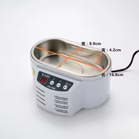 968 Ultrasonic Cleaner 30W/50W Cleaner Small Household Convenient Glasses Jewelry