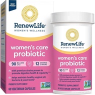 Renew Life Women's Probiotic Capsules, Supports pH Balance for Women, Vaginal, Urinary, Digestive an