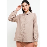 Hazelnut Indonesia - Ranee Top - Tunic Blouse Top / Blouse / Top Wanita - Mocca