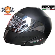 BEON Full Face Helmet B-700 (Matt Black) Double Visor