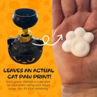 New shopee Cute Cat Paw Foam Soap Dispenser Cat Paw Soap Foam Dispenser