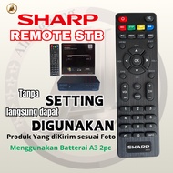 REMOTE REMOT SET TOP BOX SHARP / STB SHARP