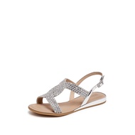 Staccato Womens Roman Sandals Round Toe Flat Fashion Sandals 9JI69