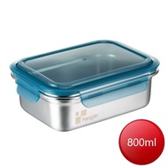 Fenger Microwaveable 316 Stainless Steel Fresh-keeping Box 800ml (800ml/17.2x12.7x7cm/KF800) [Big Bu