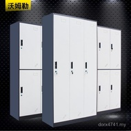 Steel Four-Door Set Color 6 Staff Thin Side Locked Door Locker Manufacturer Ready Stock Tin Cabinet 