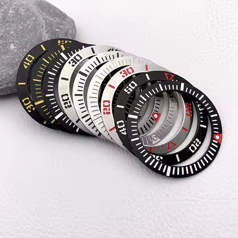 41*32mm Slope Stainless Steel Bezel Insert Fits Samurai Series Water Ghost SRPF79K1 LX SNR025 Watch 