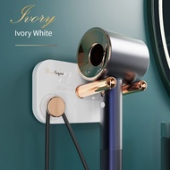 Hair Dryer Bracket Toilet Hair Dryer Hanger Perforation-Free Toilet Hair Dryer Bathroom Wall-Mounted
