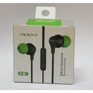 OPPO A15 A16 A31 A32 A34 A54 A53 A74 A93 A94 A95 A3S A5S F5 F7 F11 3.5MM WIRED EARPHONE BASS MUSIC HANDFREE WITH MIC