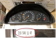 大坡 BENZ W210 E230 96 儀表板SPEEDOMETER 2105401147 通用2105406647