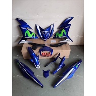 Y15ZR V1 BODY COVER SET MOVISTAR 2017 BLUE BIRU WITH STICKER