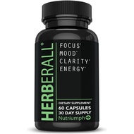 HERBERALL Best Nootropic - Brain focus vitamins – Memory & Concentration Supplements - Focus Vitamin