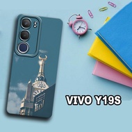 Cc30/ Flexible rubber softcase for vivo y19s/girl Motif/vivo y19s case/charging vivo y19s/silicon vi