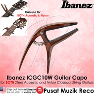 Ibanez ICGC10 Guitar Capo for Steel Acoustic Guitar and Nylon String Classical Guitar Akustik Gitar Kapok Gitar Capo