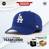 47 Hat MLB Los Angeles Dodgers MVP OSFA Color biru | FREE GIFT BOX