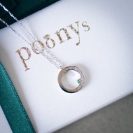 帕拉伊巴碧璽圓形項鍊 / 台灣本島免運費