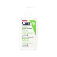 (ส่งทุกวัน) CeraVe Hydrating Cream-to-Foam Cleanser โฟมล้างหน้า เซราวี ไฮเดรติ้ง ครีม-ทู-โฟม คลีนเซอ