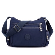 Women's Bag Korean Style Shoulder Fashion Multi-Compartment Zipper The Fabric Can Hold A Lot Of Thin