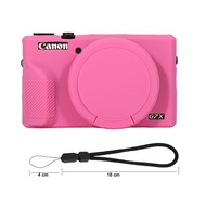 For Canon G7XIII G7X3 Silicone Case Camera Body Cover Protective Casing for Canon Powershot G7X Mark