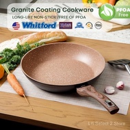Ecowin Non stick frying pan COCONUT series Kitchen Cookware 18cm with lid Pan For All Stoves