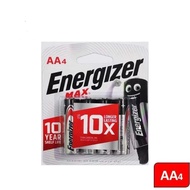 ENERGIZER MAX AAA/AA/9V size Alkaline 4 PCS Card & CR2032 CR2025 CR2016 3V Lithium Battery