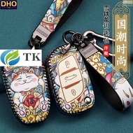 2 Suitable For [Citroen] Citroen Key Case c6, c4 Leather ds4 Protective ds5 Car Keychain xsara