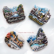 Austrian Hallstatt Alps All Year Round Refrigerator Stickers Home Decoration Nordic Ins Hand Gift