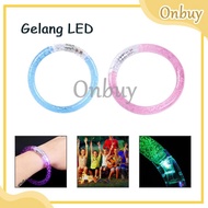 Gelang LED / Gelang Karet / Rubber Lampu LED / Gelang LED Viral